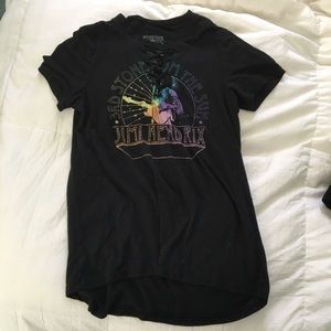 ✨Jimi Hendrix Lace Up Tee Shirt